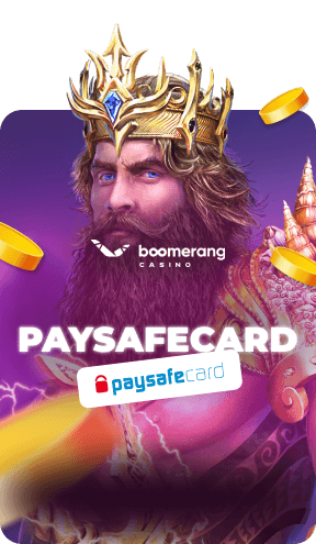 PaySafeCard Casino sur Boomerang-Casino