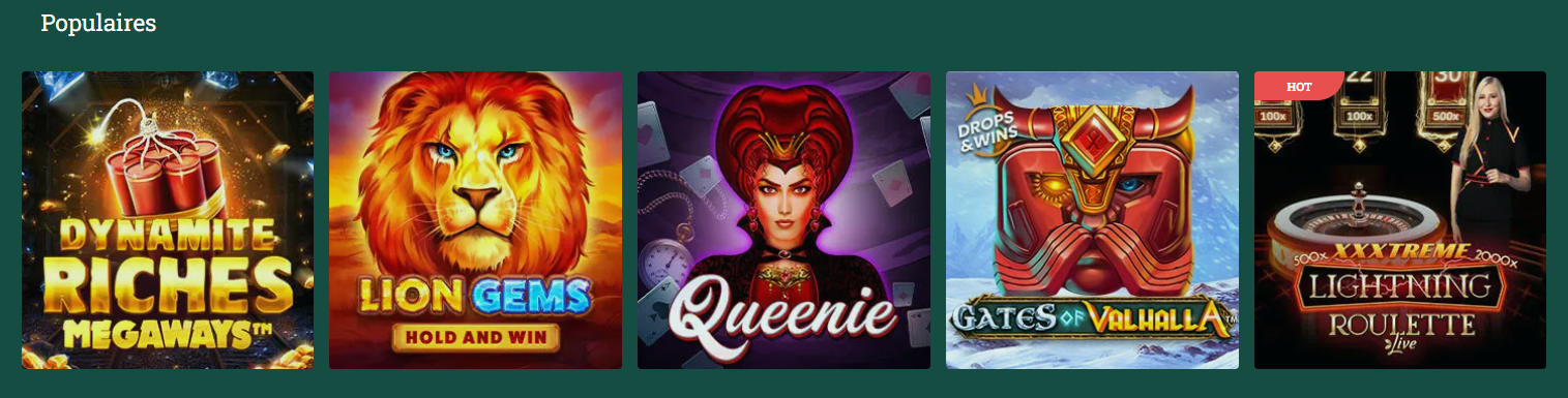 Les meilleures machines à sous en ligne sur Casino Cresus en ligne