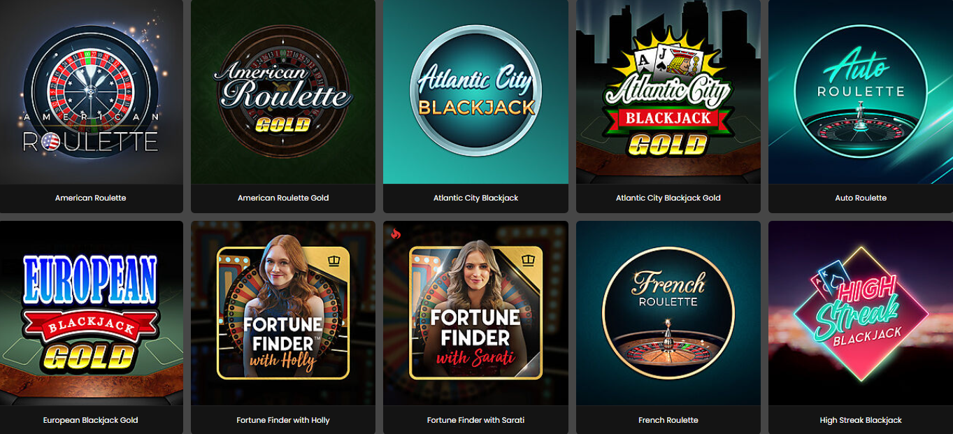 bonus Casino Action traditionnelle jeux de cartes en ligne