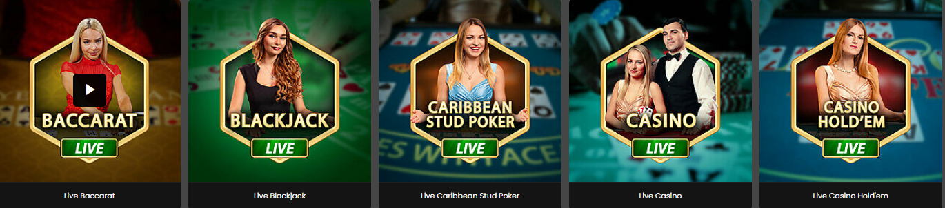 bonus Revue Jeux proposés Casino Action Live