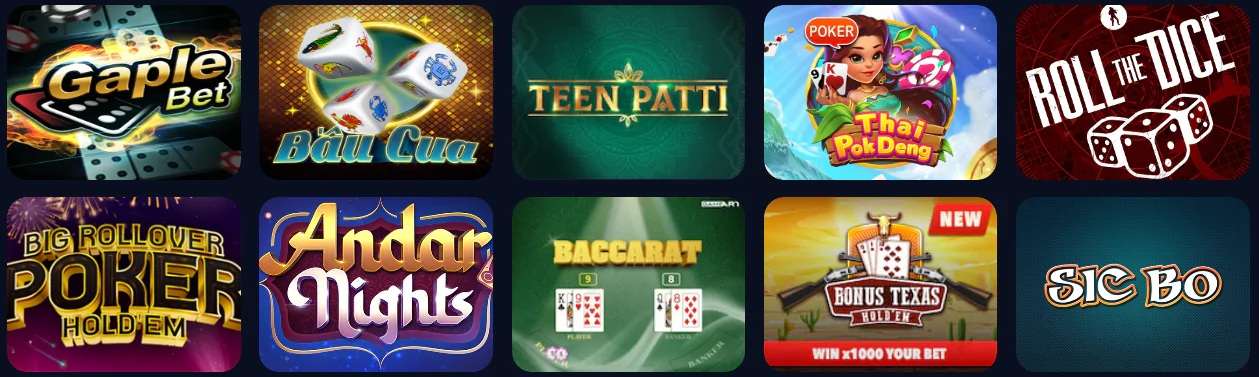 Télécharger APK App (Application) pour Jouer Jeux de Société sur 1Win Casino