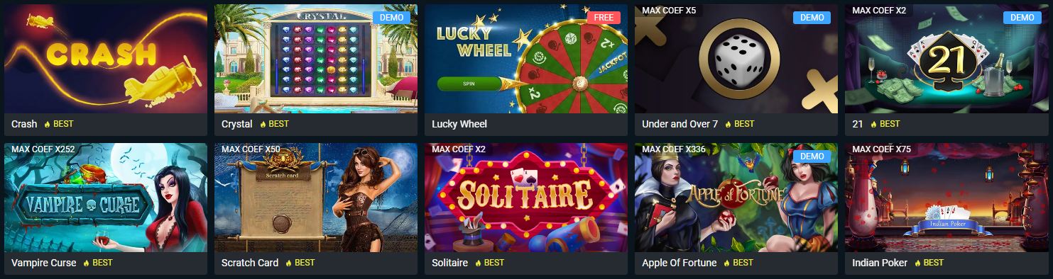 Avis Jeux Originaux Exclusifs en 1XBT Casino Vérifié