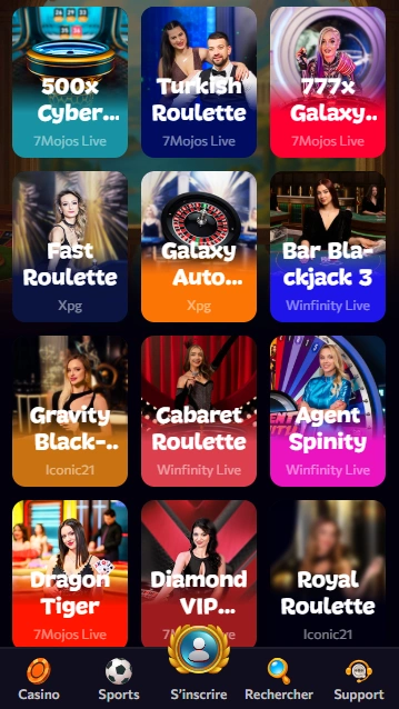 Meilleurs Live Jeux avec Croupier en AphroditeCasino France 2025