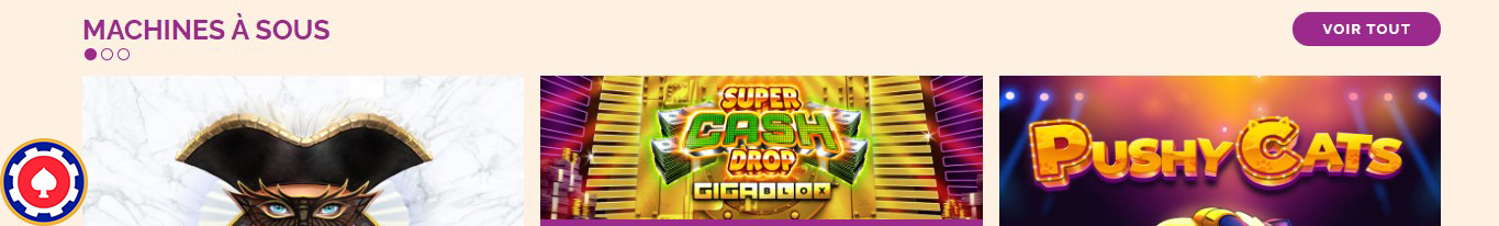 Gagnez gros sur les meilleur machine a sous progressives du casino en ligne Arlequin