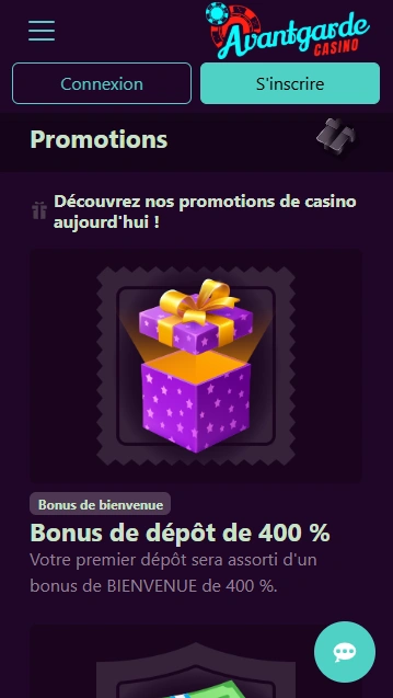 Sérieux AvantgardeCasino avec no Deposit Bonus pour les Joueurs Français
