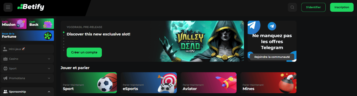 Propos du Betify Casino Connexion et Inscription à Casino Betify en ligne - Avis Détaillé de la Plate-forme