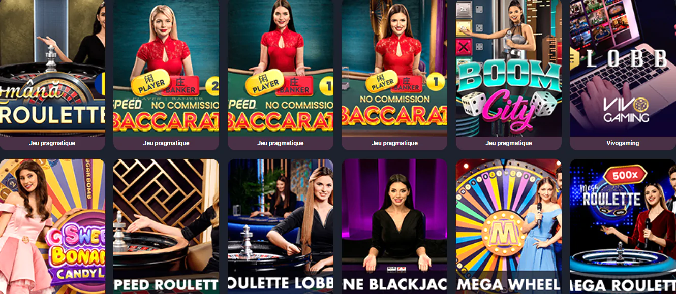 Cabarino eb ligne casino avis des jeux avec croupier en direct