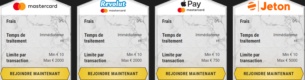 Méthodes pour retirer de l'argent dans le casino Cаsіnоly