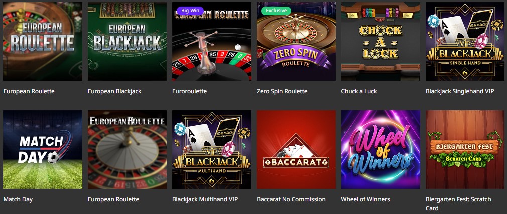 Casino SuperLines Lobby Jeux en ligne