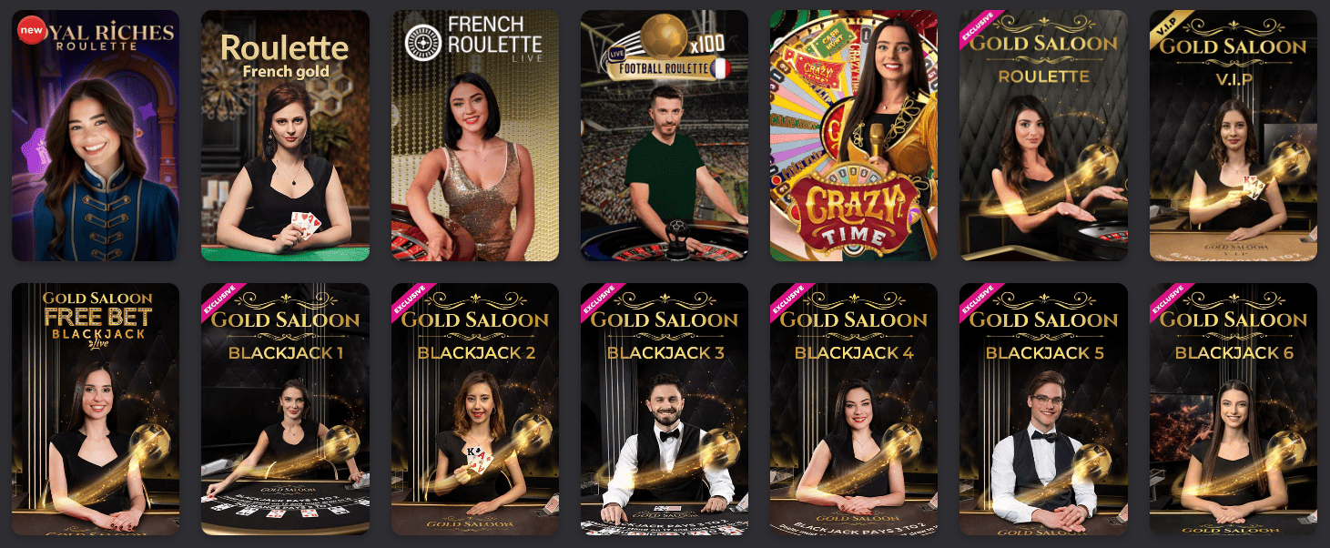 Casino Fez-Bet - Croupier en Direct Jeux sur App