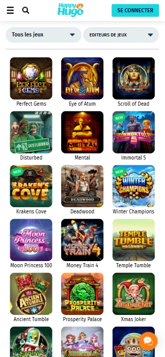 HappyHugoCasino Avis de Top Jeux pour les Joueurs Français