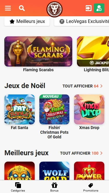 Jouer Maintenant LeoVegas Casino en Ligne avec Excellent Jeux