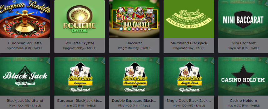 CasinoLuckyLuke traditionnelle jeux de cartes en ligne