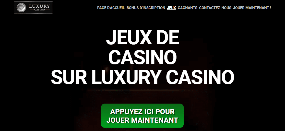 Official APP Mobile en Luxury Casino Français