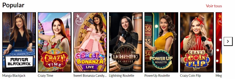 S'inscrire sur Casino-Manga et Obtenir Offres pour Live Croupier en Direct Jeux