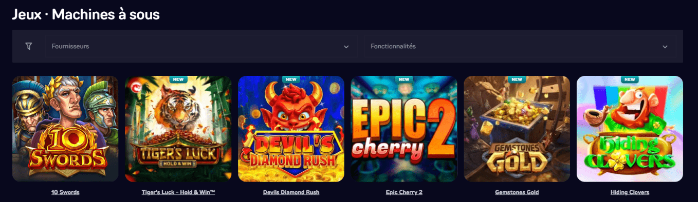 Casino Party Spinz Machines à Sous Jeux en Ligne Français