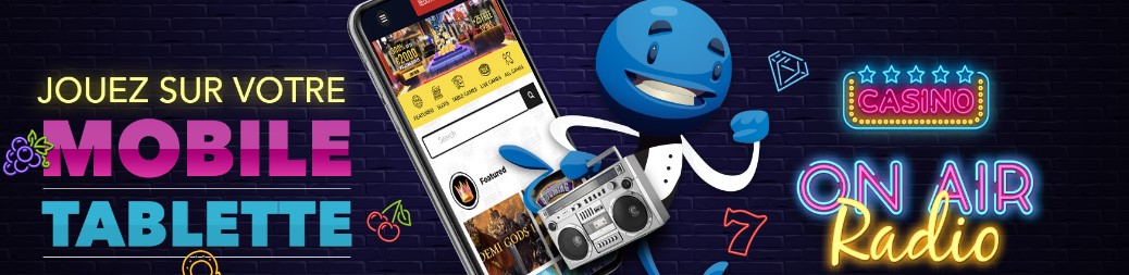 Casino en ligne Radiocaz application sur smartphone Android et IPhone