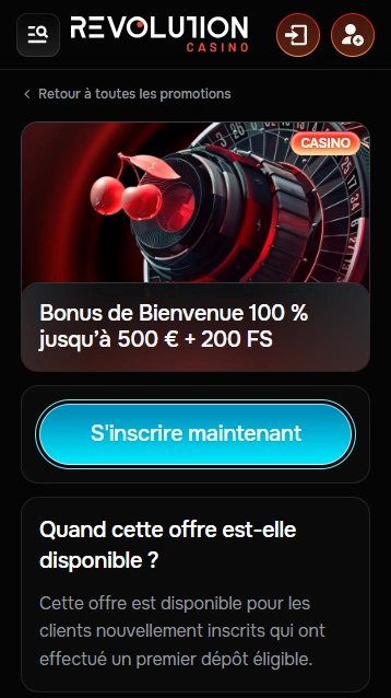 Obtenir no Deposit Bonus Code au Casino Revolution en Ligne pour le Plaisir