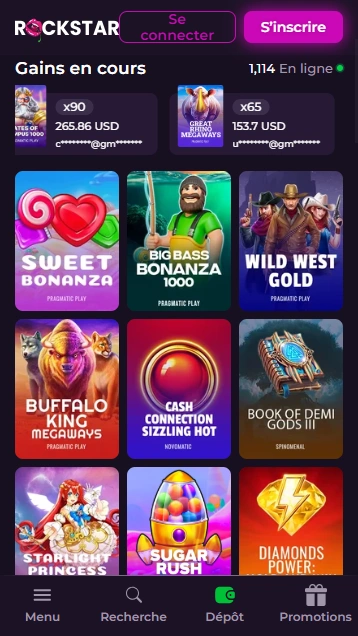 Jeux de Casino RockStar RockStar-Casino Avis