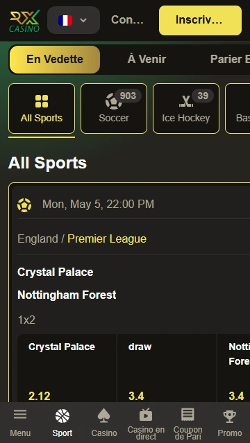 Découvrez de Paris Sportifs en Casino XR Aujourd’hui