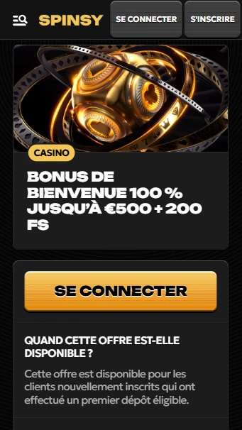 Découvrez de Excellent Bonus sans Dépôt sur Casino Spinsy en Ligne