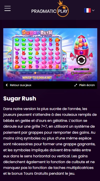 SugarRush Demo Slot pour les Joueurs en France