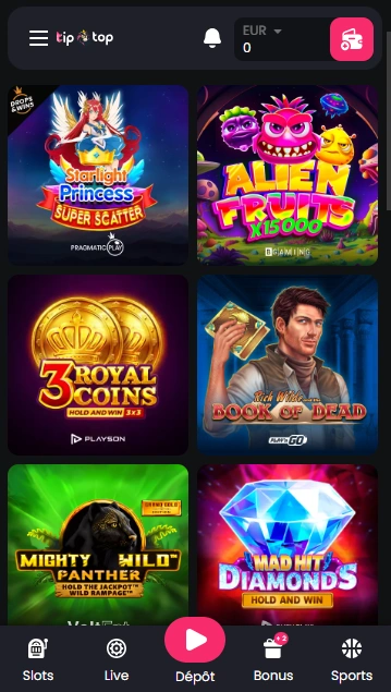 Online TopTip Casino
