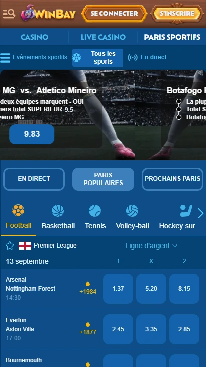 Vérifié FR WinBayCasino Presente Paris sur les Événements Sportifs Aujourd’hui