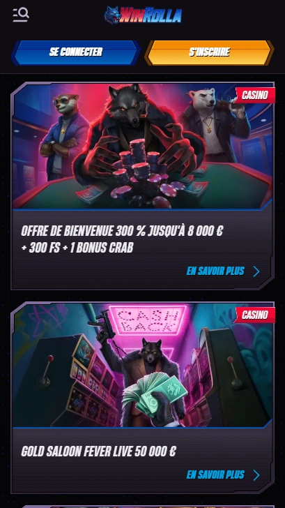 Bonus de Bienvenue au Win Rolla Casino Bon Casino Win-Rolla Avis avec Réel Bonus sans Dépôt 2025