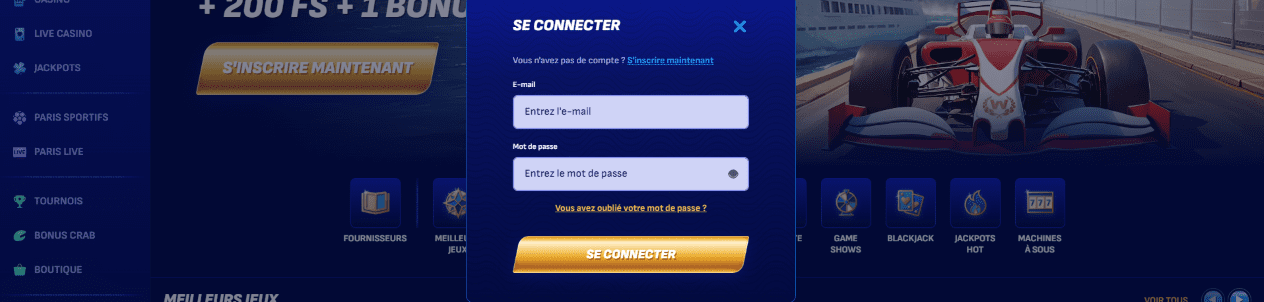 Login à CasinoWonaco Pour les Joueurs Français